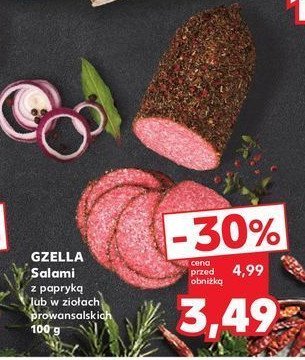 Salami w ziołach prowansalskich Gzella promocja