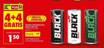 Napój energetyczny Black 250ml classic promocja w Biedronka