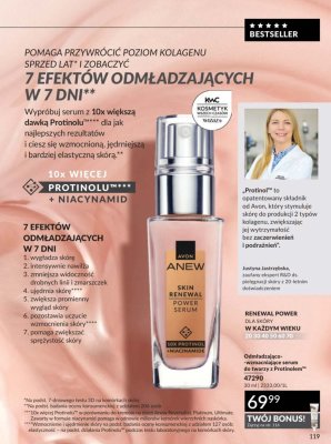 Serum Avon Anew Skin Renewal Power Serum z Protinolem i Niacynamidem promocja w AVON