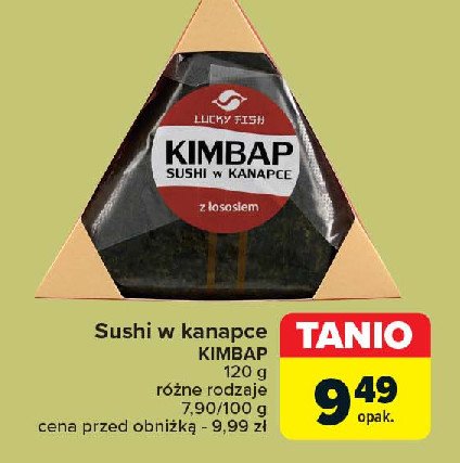 Kimbap z surimi Lucky fish promocja