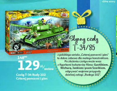 Czołg t34 rudy Cobi promocja
