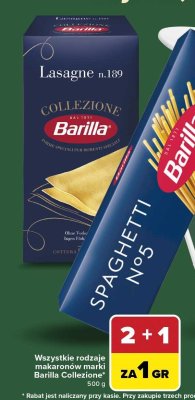 Makaron Lasagne Barilla Collezione n.189 promocja w Carrefour Market