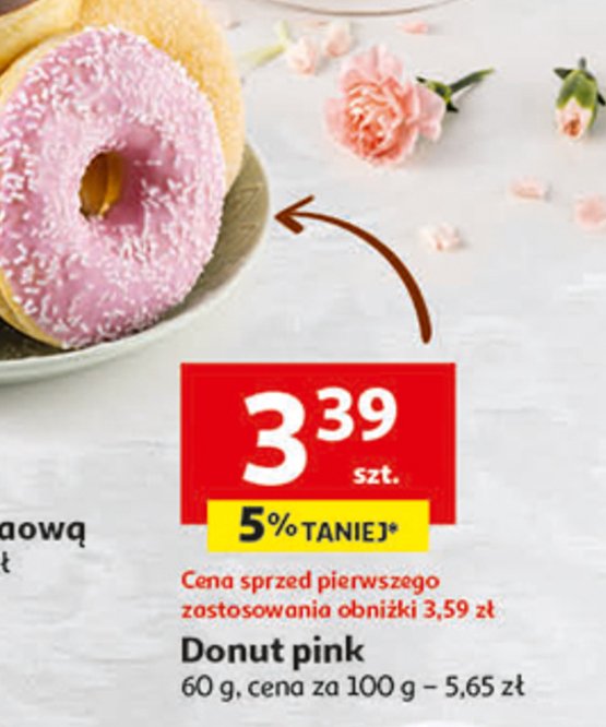 Donut pink promocja