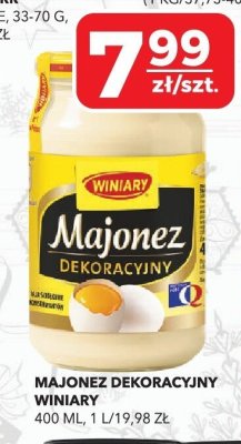 Majonez dekoracyjny Winiary promocja w Top Market