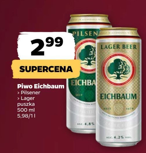 Piwo Eichbaum pilsner promocja