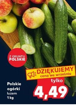 Ogórki polskie promocja
