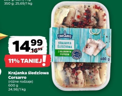 Krajanka śledziowa, różne rodzaje promocja w Netto