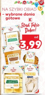 Krokiety z pieczarkami, cebulą i serem mozzarellą K-classic stąd takie dobre! promocja