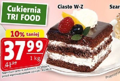 Ciasto w-z promocja w Prim Market