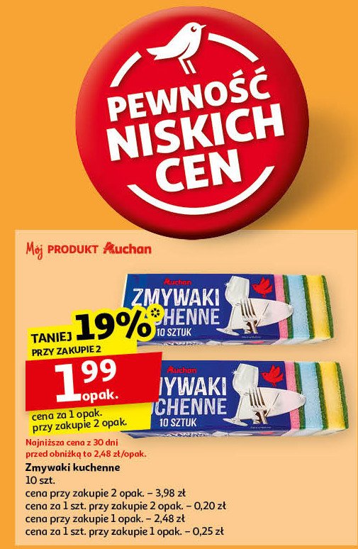 Zmywaki kuchenne Auchan promocja