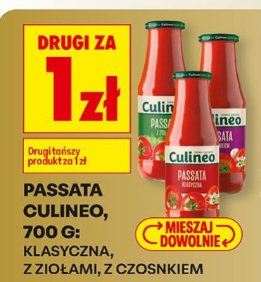 Passata Culineo, 700 g: z ziołami promocja w Biedronka