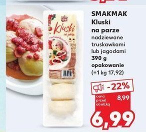 Kluski na parze z jagodami Smak mak promocja