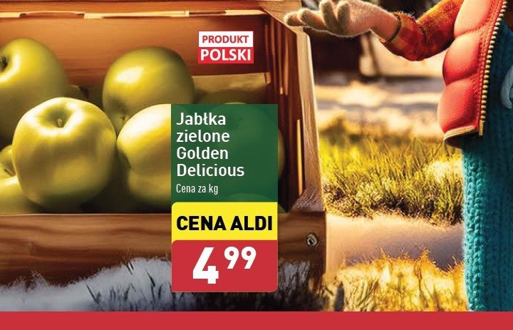 Jabłka golden delicious promocja