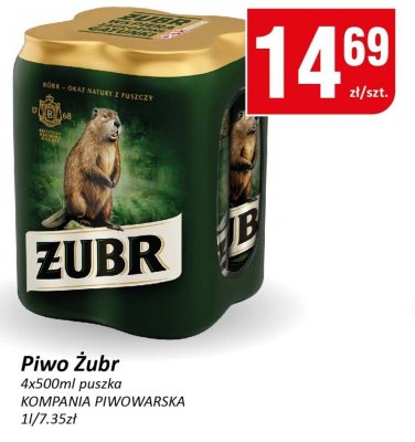 Piwo Żubr promocja w Chorten