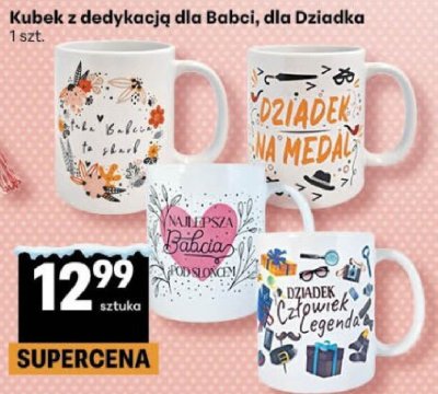 Kubek z dedykacją dla Babci, dla Dziadka promocja w Delikatesy Centrum