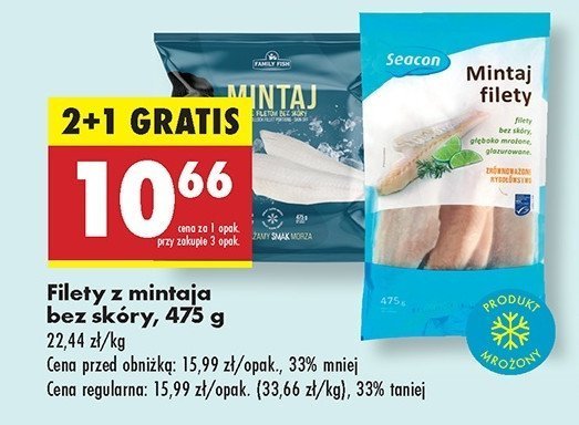 Filet z mintaja Family fish promocja