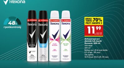 Dezodorant invisible black & white Rexona men invisible promocja