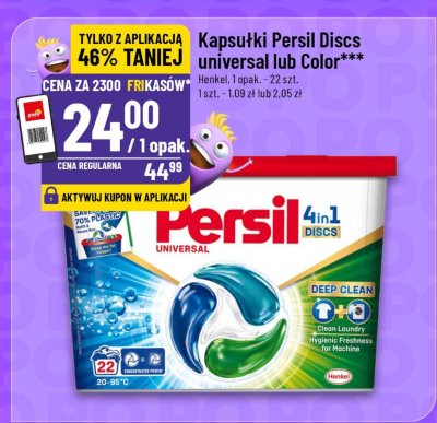 Kapsułki Persil Discs universal lub Color promocja w POLOmarket