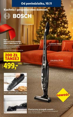 Odkurzacz bezprzewodowy READY'Y BBHL22BLCK, 20 V promocja w Lidl