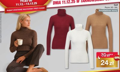 Golf Rozm. XS-3XL promocja w Woolworth