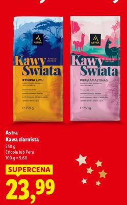 Kawa ziarnista Etiopia 250 g promocja w Lidl