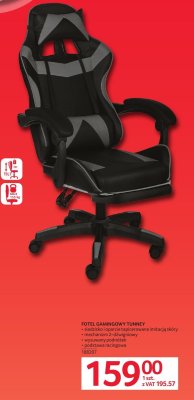 Fotel gamingowy TUNNEY promocja w Selgros