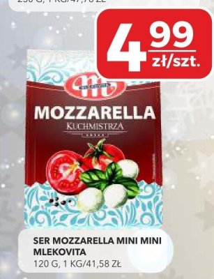 Ser Mozzarella Mini Mini Mlekovita promocja w Top Market
