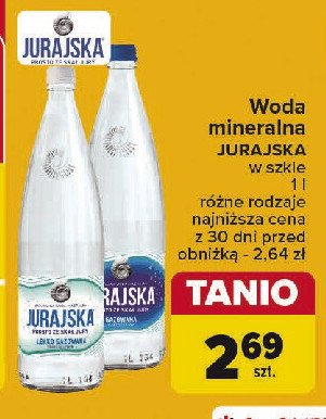 Woda  gazowana Jurajska promocja