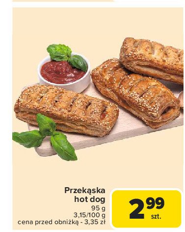 Przekąska hot dog promocja w Carrefour Market