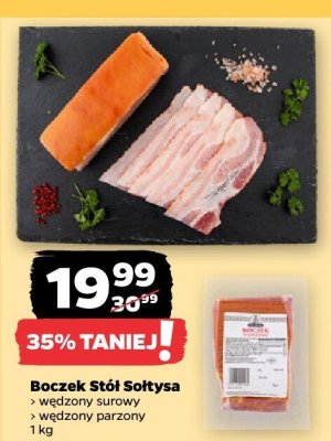 Boczek wędzony surowy promocja w Netto