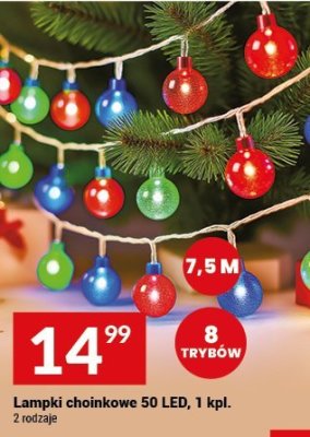 Lampki choinkowe 50 LED, 1 kpl. promocja w Twój Market
