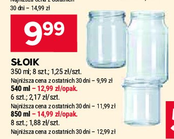 Słoiki 350 ml promocja