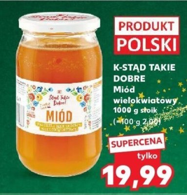 Miód wielokwiatowy promocja w Kaufland