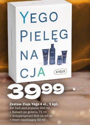 Zestaw Ziaja Yego 4 el., 1 kpl. promocja w Twój Market