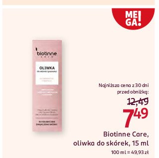 Oliwka do skórek i paznokci Biotinne promocja w Rossmann