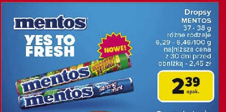 Dropsy discovery Mentos classic promocja w Carrefour Market