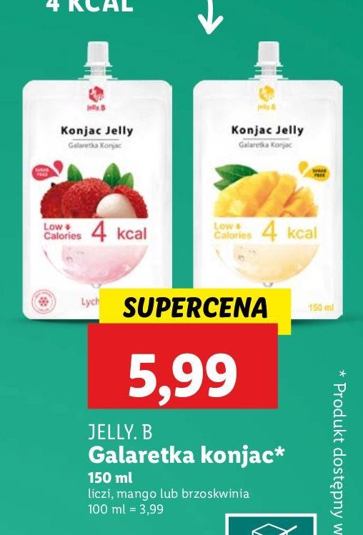 Galaretka konjac mango promocja