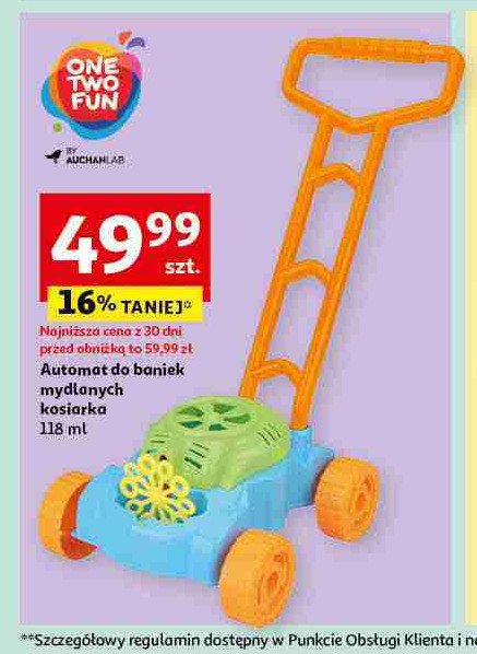 Kosiarka do baniek mydlanych 118 ml One two fun promocja