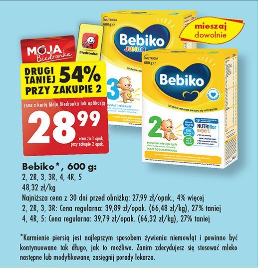 Mleko 4r Bebiko promocja