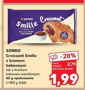 Rogal kakao-wanilia Sonko smille promocja