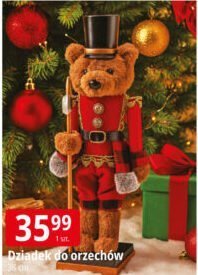 Dekoracja świąteczna - Dziadek do orzechów promocja w Leclerc