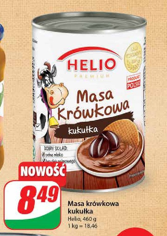 Masa krówkowa kukułka Helio promocja