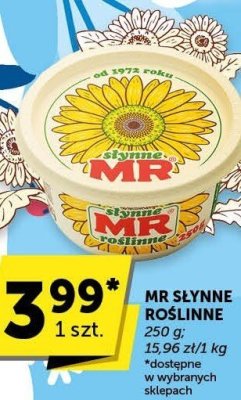 Margaryna MR Słynne Roślinne promocja w Groszek