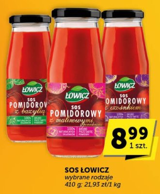 Sos Łowicz pomidorowy z malinowy promocja w Euro Sklep