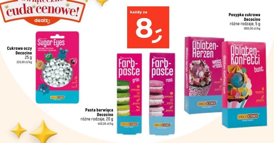 Pasta barwiąca zielona Decocino promocja w Dealz