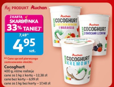 Cocoghurt Auchan, różne rodzaje promocja w Auchan