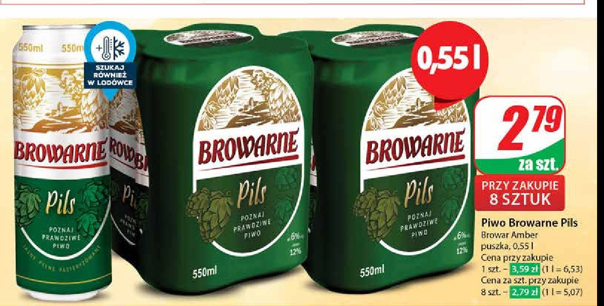 Piwo Browarne pils promocja