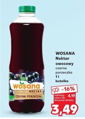 Nektar owocowy czarna porzeczka promocja w Kaufland