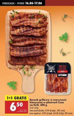 Boczek grillowy w marynacie klasycznej Czas na grill promocja