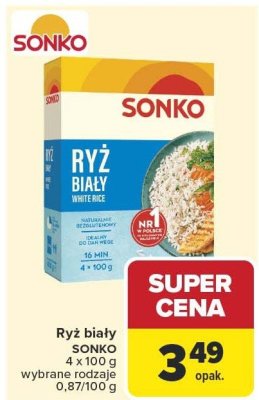 Ryż biały SONKO promocja w Carrefour